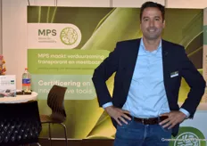 Jasper van Diemen was at the fair on behalf of MPS. MPS now also promoted their ability to calculate a CO2 footprint with their Hortifootprint calculator.                       